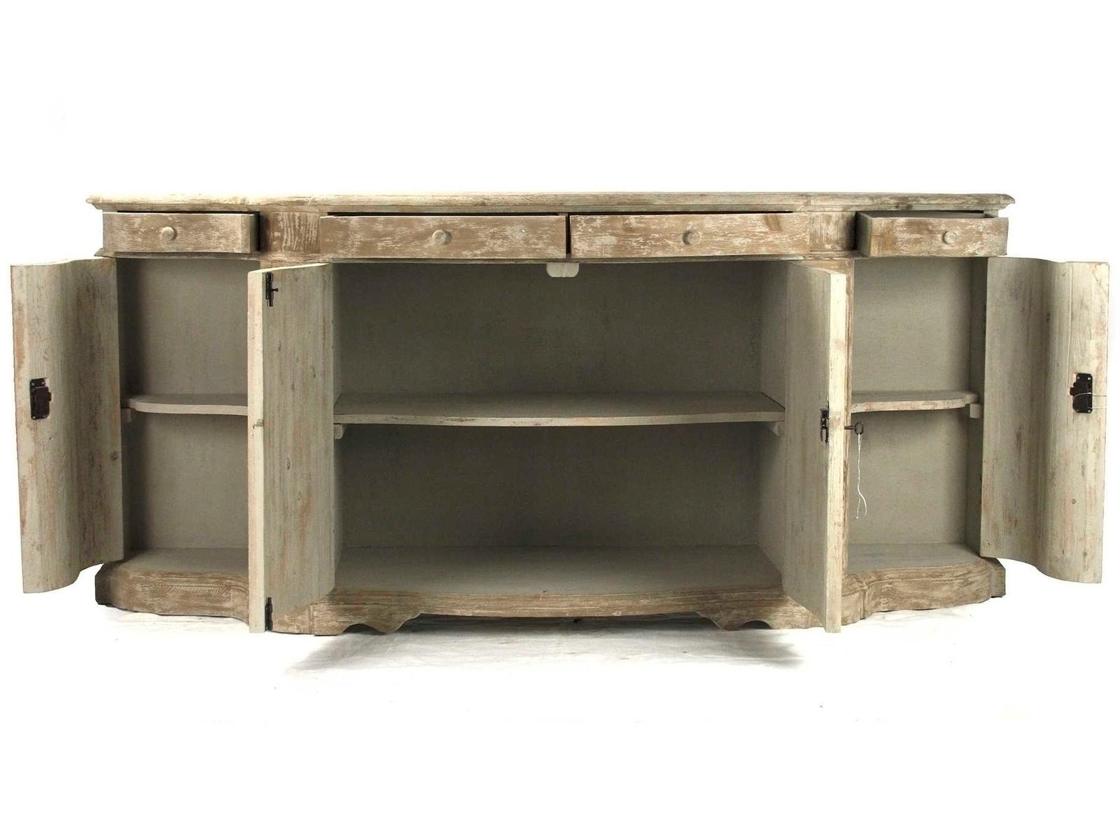 Marlon Distressed Wood Buffet Sideboard with Storage