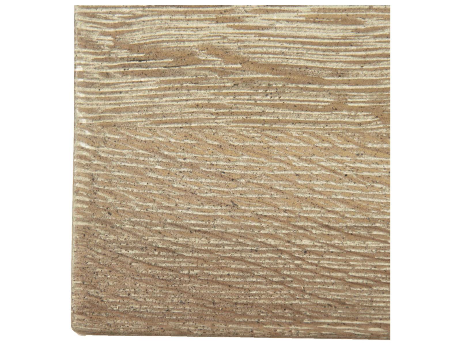 Acrylic Rectangular Coffee Table Limed Grey Oak