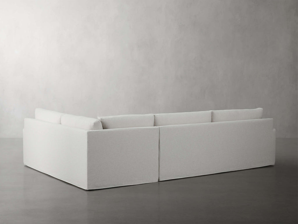 Kipton Slipcovered Two-Piece Sectional