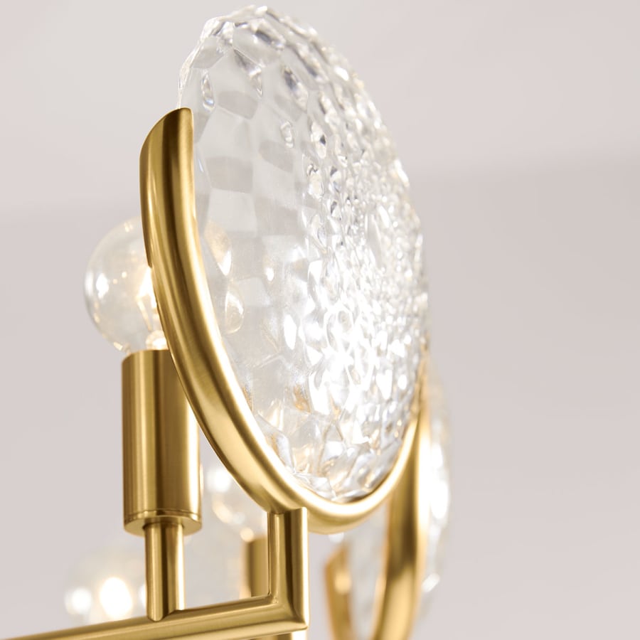 Kohler Lighting Arendela 30" Wide 10 Light Chandelier with Briolette Faceted Glass