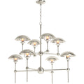 Kohler Lighting Vorleigh 26" Wide 8 Light Adjustable Dome Chandelier