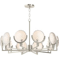 Kohler Lighting Arendela 30" Wide 10 Light Chandelier with Briolette Faceted Glass