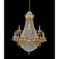 Allegri Marseille 25 Light 36" Wide Empire Chandelier with Crystal Accents