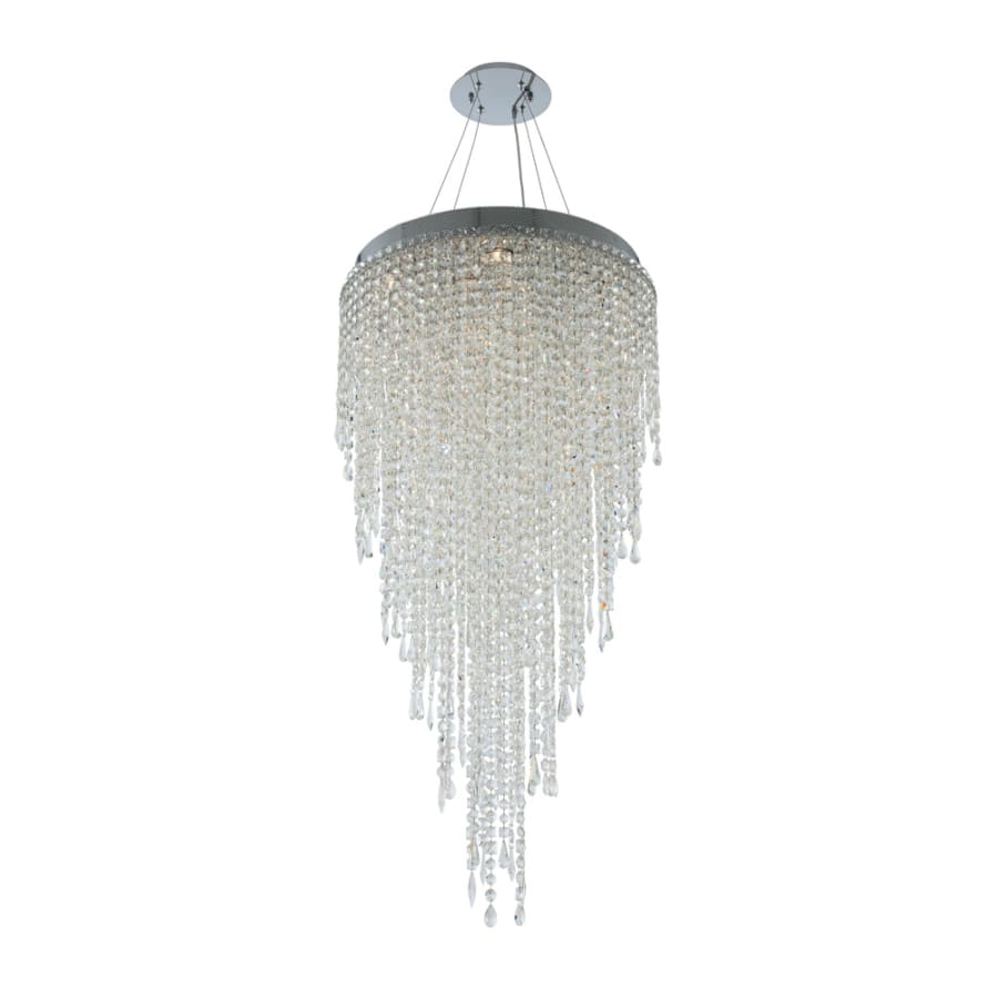 Allegri Tenuta 10 Light 24" Wide Crystal Chandelier