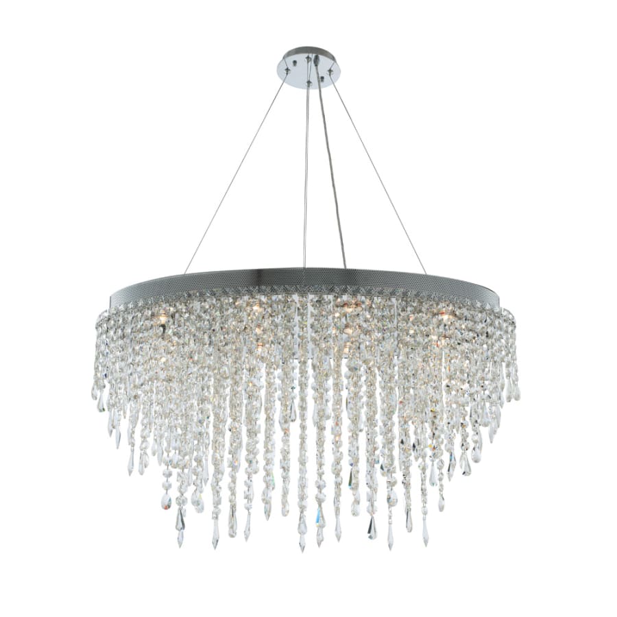 Allegri Tenuta 10 Light 16" Wide Crystal Pendant