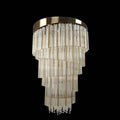 Allegri Espirali Convertible 15 Light 27" Wide Crystal Chandelier / Flush Mount Ceiling Fixture