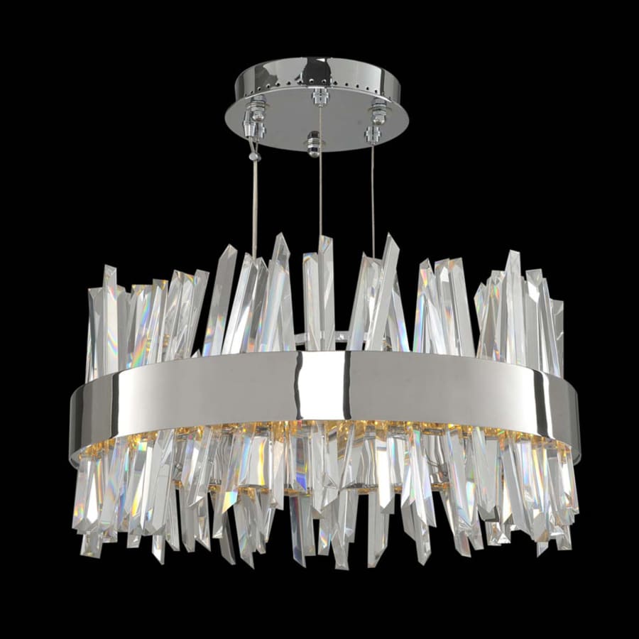 Allegri Glacier 2 Light 20" Wide LED Pendant