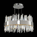 Allegri Glacier 2 Light 20" Wide LED Pendant