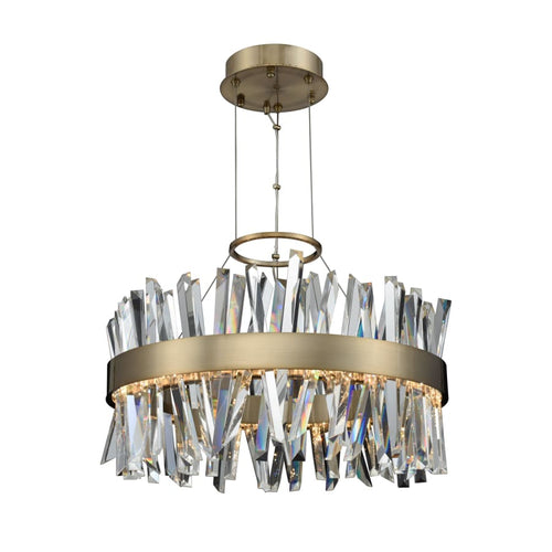 Allegri Glacier 2 Light 25" Wide LED Pendant