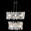 Allegri Glacier 4 Light 32" Wide LED Ring Chandelier