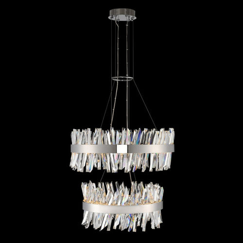 Allegri Glacier 4 Light 32" Wide LED Ring Chandelier