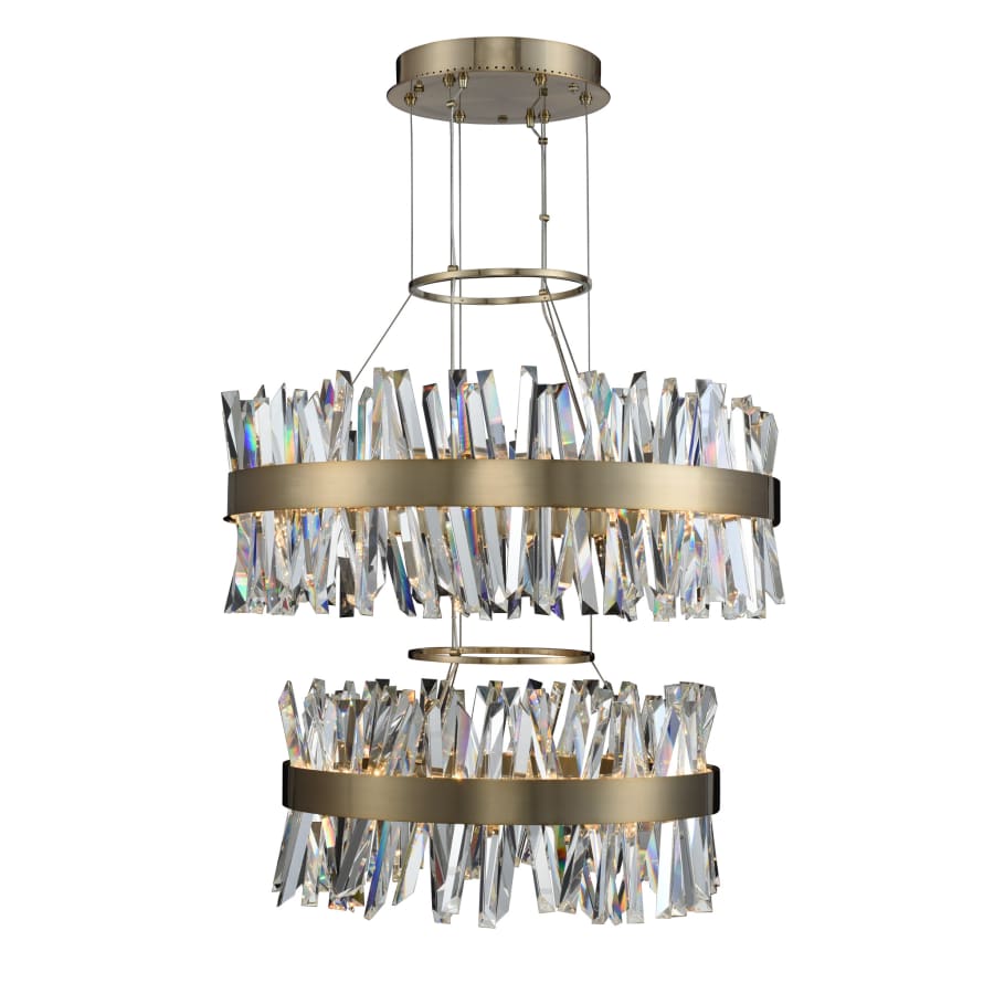 Allegri Glacier 4 Light 32" Wide LED Ring Chandelier