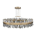 Allegri Glacier 2 Light 60" Wide LED Ring Chandelier