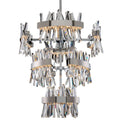 Allegri Glacier 36" Wide LED Crystal Chandelier