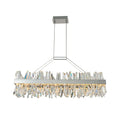Allegri Glacier 48" Wide LED Crystal Linear Chandelier