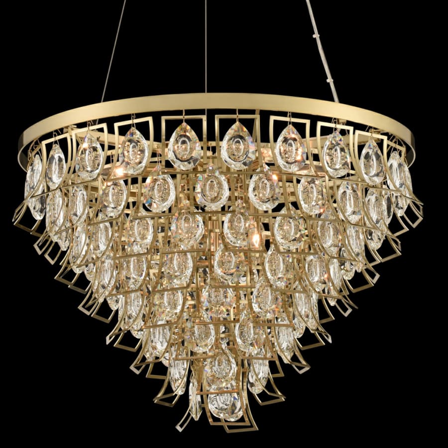 Allegri Carmella 27" Wide Waterfall Chandelier with Firenze Crystal