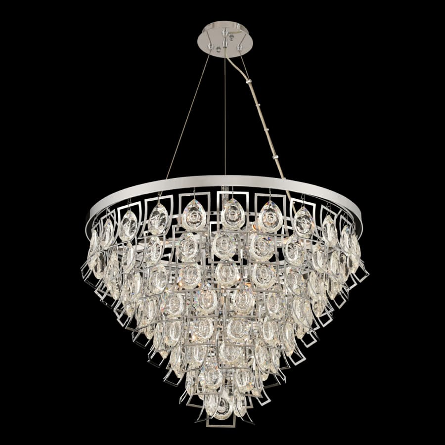 Allegri Carmella 27" Wide Waterfall Chandelier with Firenze Crystal