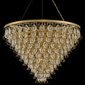 Allegri Carmella 36" Wide 11 Tier Waterfall Chandelier with Firenze Crystal