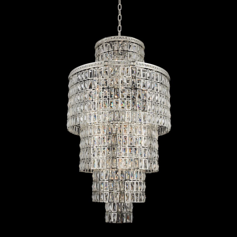 Allegri Kasturi 32" Wide Waterfall Chandelier with Firenze Crystal