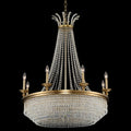 Allegri Tavo 12 Light 34" Wide Taper Candle Style Empire Chandelier with Firenze Crystal
