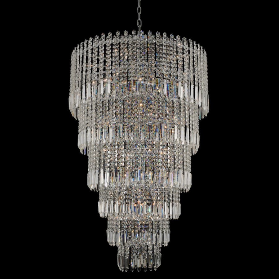 Allegri Pandoro 33" Wide 6 Tier Waterfall Chandelier with Firenze Crystal