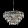 Allegri Pandoro 33" Wide 4 Tier Waterfall Chandelier with Firenze Crystal