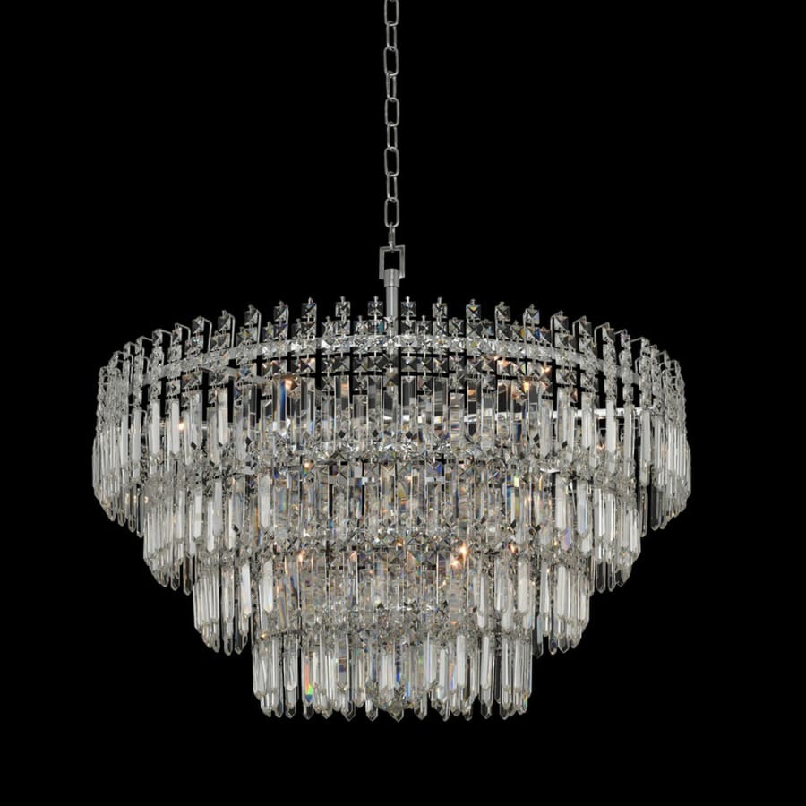 Allegri Pandoro 33" Wide 4 Tier Waterfall Chandelier with Firenze Crystal