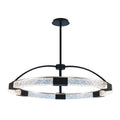 Allegri Athena 32" Wide LED Ring Chandelier with Firenze Crystal