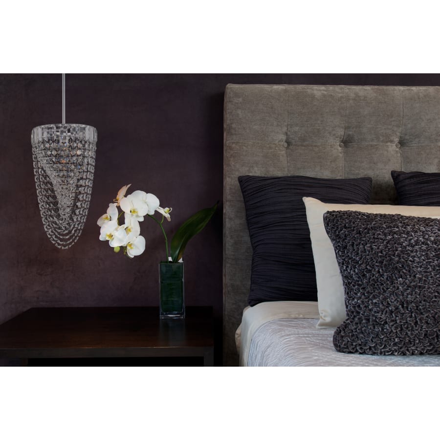 Allegri Mira 26" Wide Pendant with Firenze Crystal