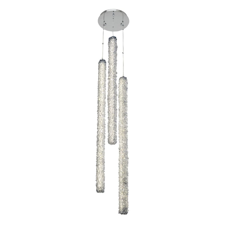 Allegri Lina 3 Light 12" Wide LED Multi Light Pendant with Firenze Crystal