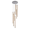 Allegri Lina 7 Light 24" Wide LED Crystal Multi Light Pendant