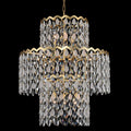 Allegri Caretta 27" Wide Drum Chandelier with Firenze Crystal