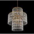 Allegri Caretta 35" Wide Drum Chandelier with Firenze Crystal