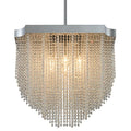 Allegri Tenda 28" Wide Pendant with Firenze Crystal