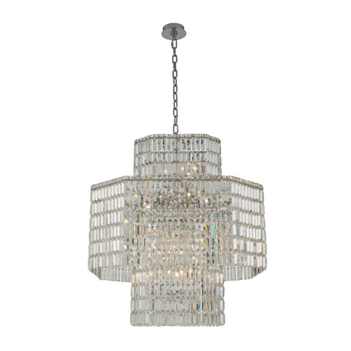 Allegri Livelli 20 Light 39" Wide Crystal Pendant