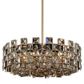Allegri Piazze 9 Light 29" Wide Crystal Pendant