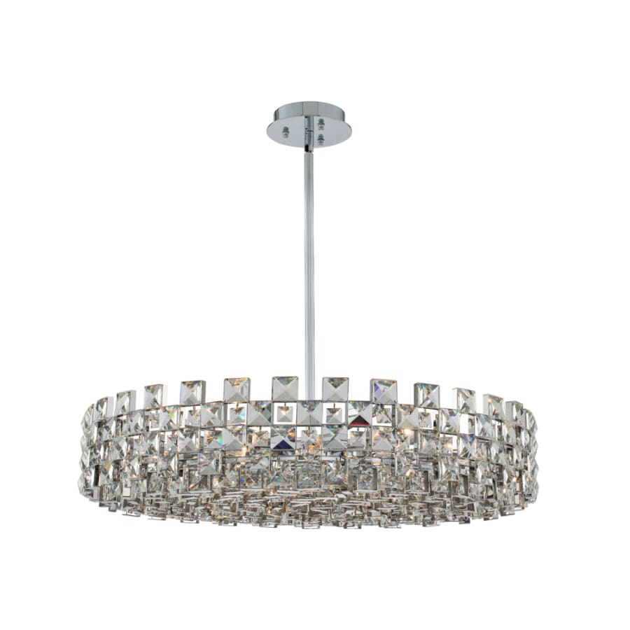 Allegri Piazze 12 Light 36" Wide Crystal Pendant