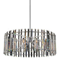 Allegri Viano 8 Light 28" Wide Crystal Drum Chandelier