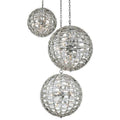 Allegri Alta 27 Light 40" Wide Crystal Multi Light Pendant - (3) 18" Spheres