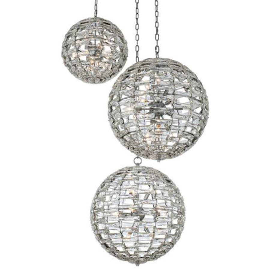 Allegri Alta 27 Light 40" Wide Crystal Multi Light Pendant - (3) 18" Spheres