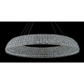 Allegri Nuvole 36" Wide LED Crystal Drum Chandelier