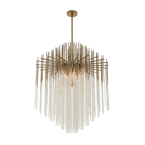 Allegri Estrella 8 Light 32" Wide Crystal Pendant
