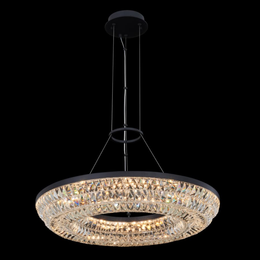 Allegri Zaga 26" Wide LED Crystal Pendant