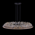 Allegri Orizzonte 36" Wide LED Crystal Ring Chandelier