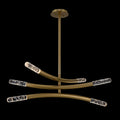 Allegri Laga 38" Wide LED Crystal Sputnik Chandelier