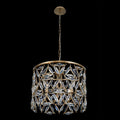 Allegri Triangulo 4 Light 22" Wide Crystal Drum Chandelier