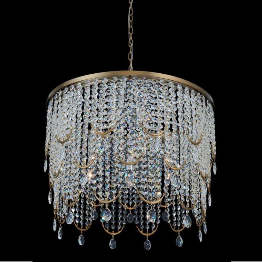 Allegri Vezzo 7 Light 30" Wide Crystal Pendant