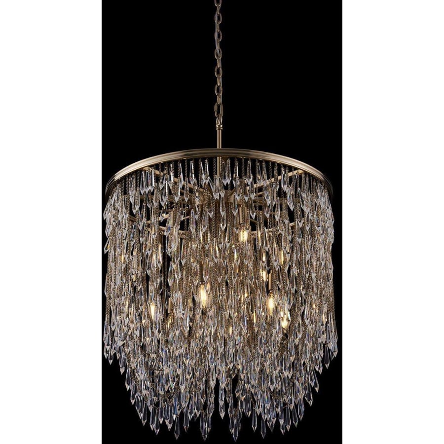 Allegri Frangia 12 Light 29" Wide Crystal Pendant