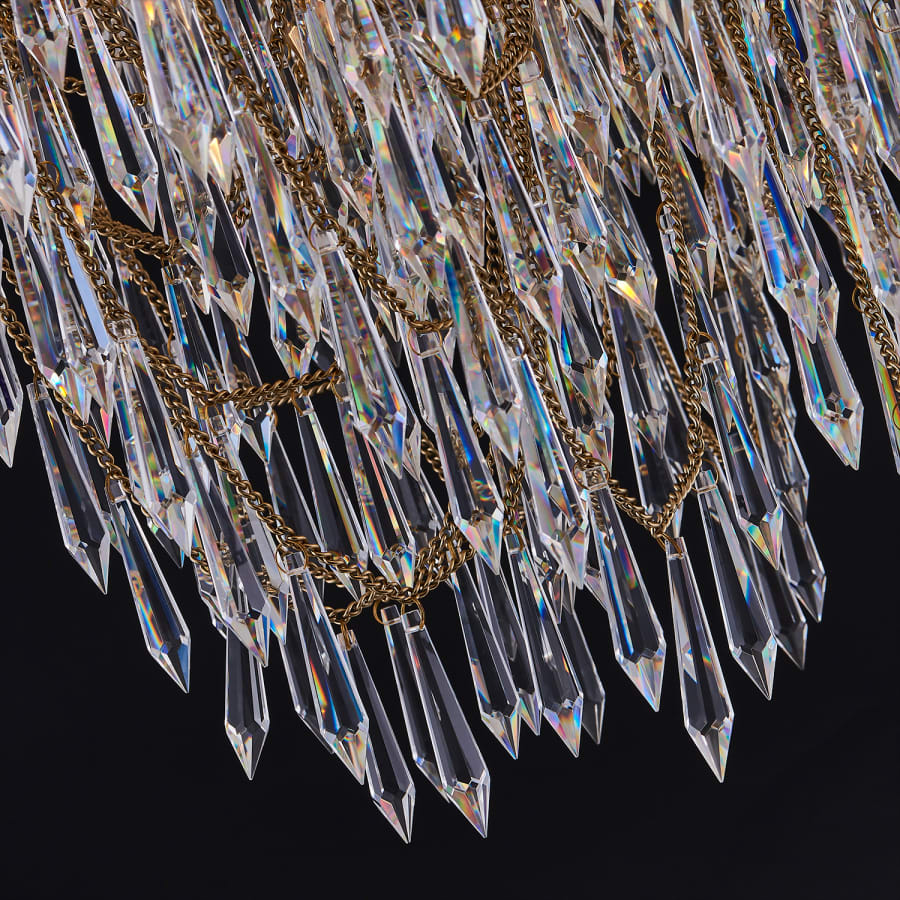 Allegri Frangia 12 Light 29" Wide Crystal Pendant