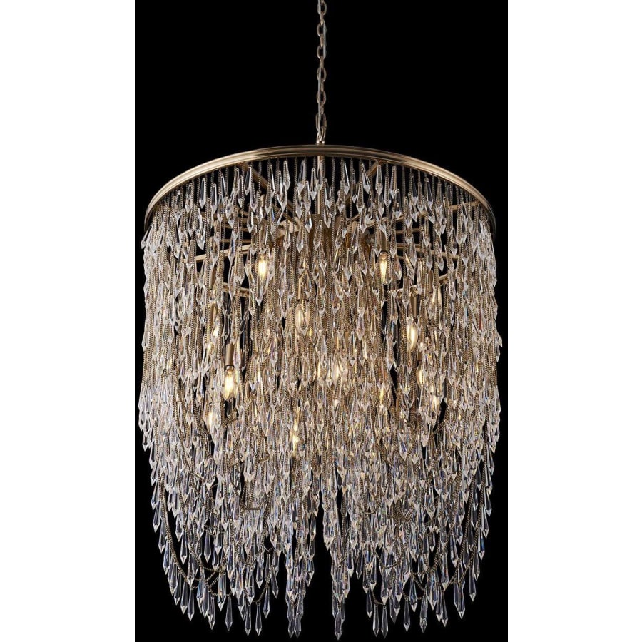 Allegri Frangia 18 Light 34" Wide Crystal Pendant